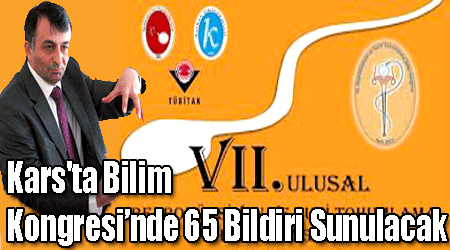  Kars'ta Bilim Kongresi’nde 65 Bildiri Sunulacak
